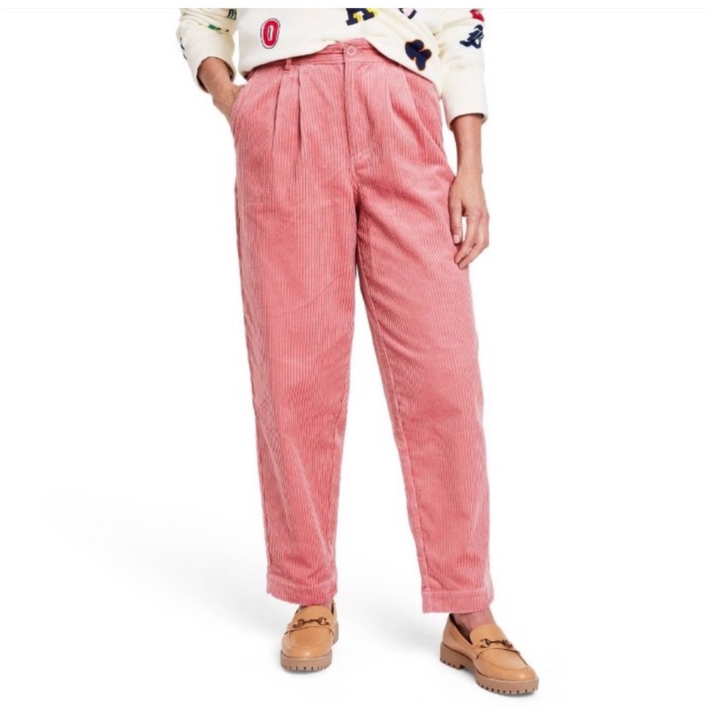 Rowing Blazers x Target Women’s Corduroy Straight-Leg Trousers - Pink